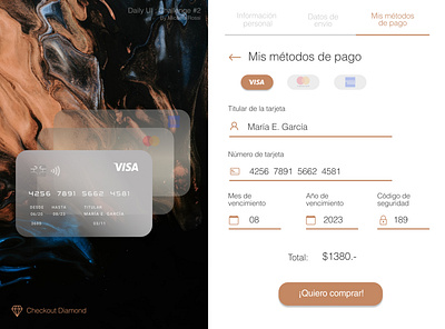 DailyUI - #2 Credit Card Checkout