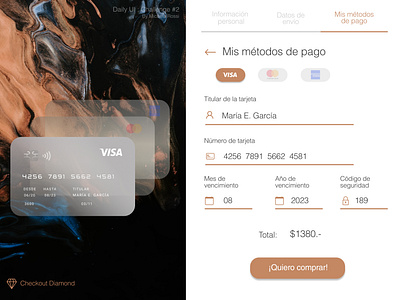 DailyUI - #2 Credit Card Checkout