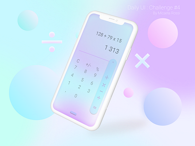 DailyUI - #4 Calculator