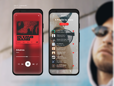 DailyUI - #9 Music Player