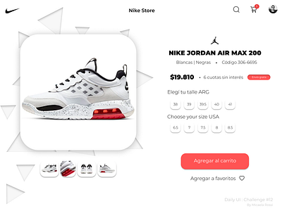 DailyUI - #12 E-Commerce Shop