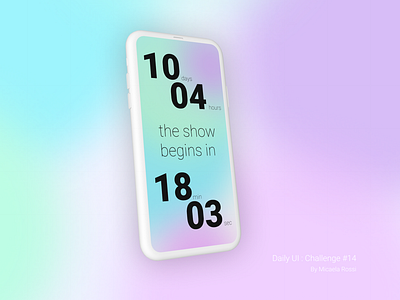 DailyUI - #14 Countdown Timer