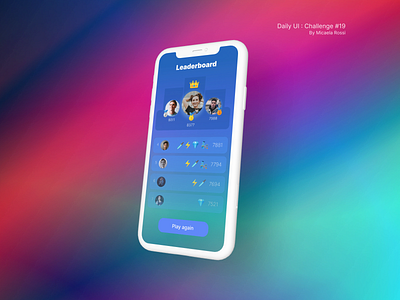 DailyUI - #19 Leaderboard