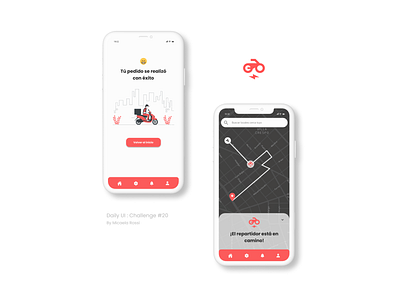 DailyUI - #20 Location Tracker app design illustration location logo tracker ui