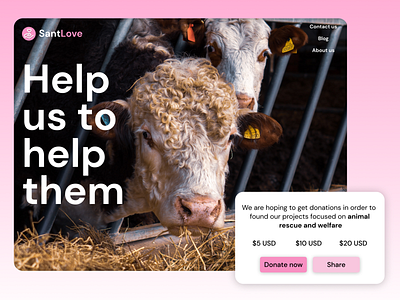 DailyUI - #32 Crowdfunding Campaign app browser campaign crowdfunding donation help helpustohelpthem ui web
