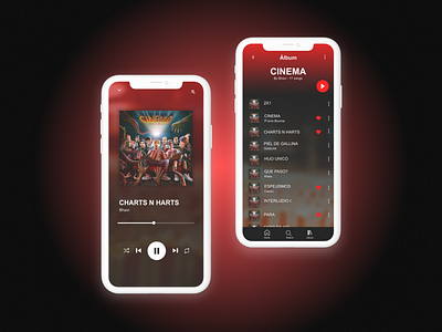 Maratón UI - Music Player app colors design gradient music musicplayer player sound spotify ui