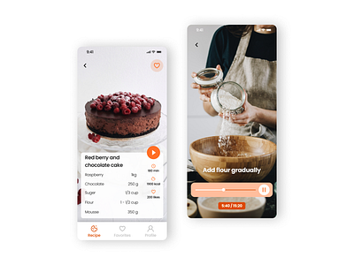 DailyUI - #57 Video Player app cook daily design interface player recipe ui user video