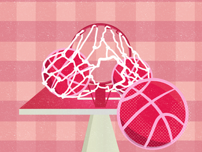 Debut Shot! halftone texture grid perspective illustration debut