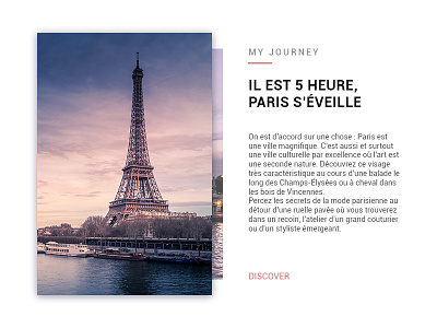 Card about Paris card france french paris ui
