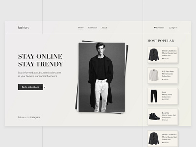 Clothing selections: #30daysofwebdesign