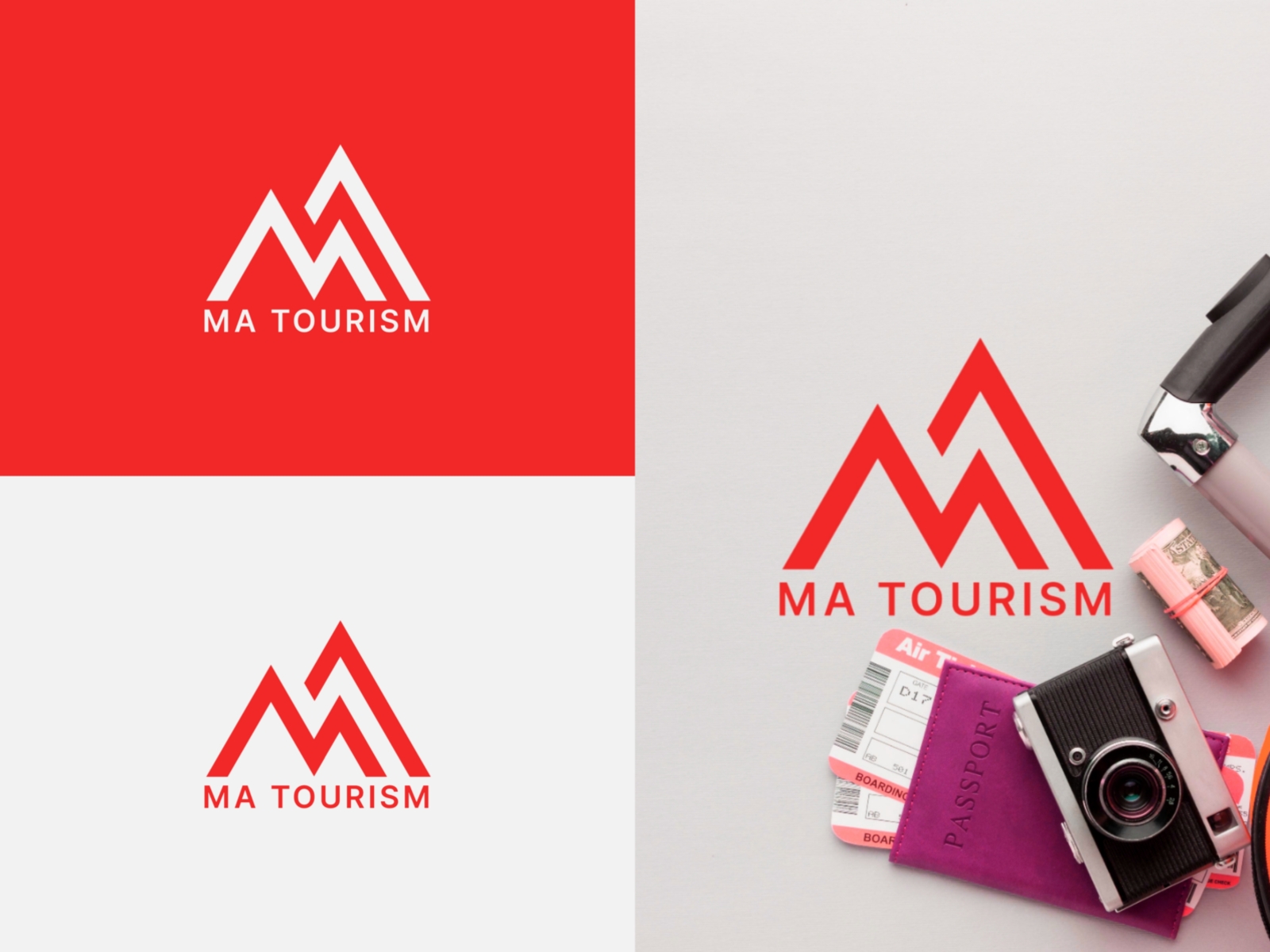 Travel and Tourism Logo with Love, Sea, and Beach (38590)