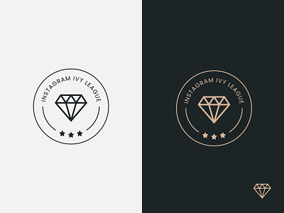 INSTAGRAM IVY LEAGUE branding design graphic design icon illustration logo typography vector