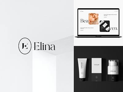 Elina - Brand Identity Design branding design graphic design icon illustration logo typography ui ux vector