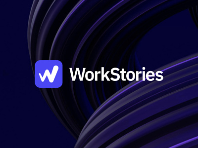 WorkStories - Video sharing platform branding design graphic design icon illustration logo typography ui vector