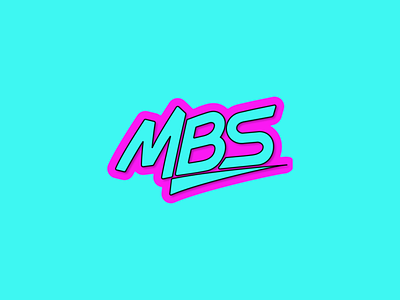 MBS - T-shirt company logo branding design graphic design icon illustration logo typography vector