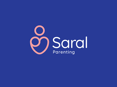 Saral Parenting - Logo Design branding design graphic design icon illustration logo typography vector