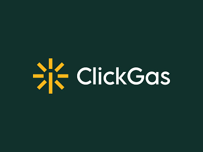 ClickGas - LPG Delivery Logo Design branding design graphic design icon illustration logo typography vector