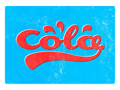 Cola Lettering