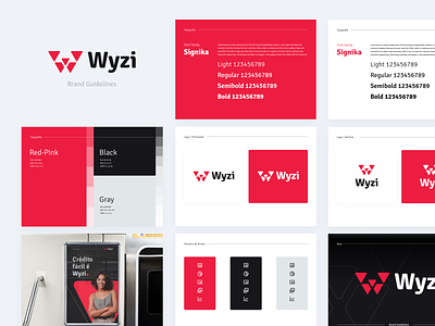 Wyzi Brand app brandbook branding brasil credit design illustration loan logo motion graphics productdesign ui ux vector
