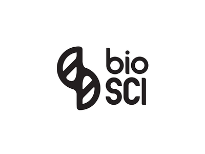 Bio Sci Logo dna lettering letters logo mark organic science type