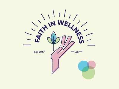 Faith in Wellness Logo Concept brand branding faith logo medicinal wellness