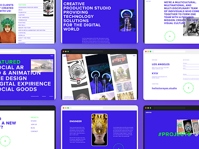 AREYES - Corporate website design ar branding design digital design ui user interface ux web web design