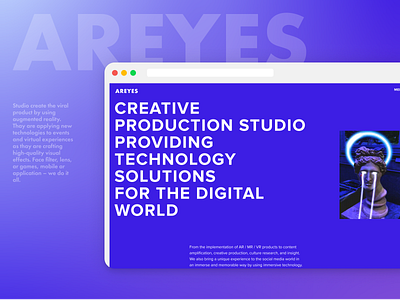AREYES - Website design branding design digital design logo ui ui design user interface ux ux design web web design