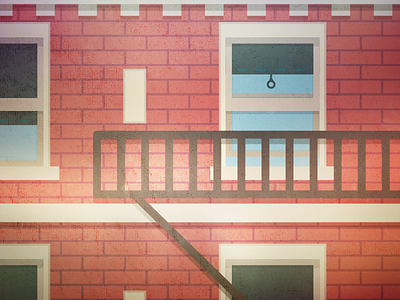 WIP - Anybody Home? appartment architecture brick bricks house vector window