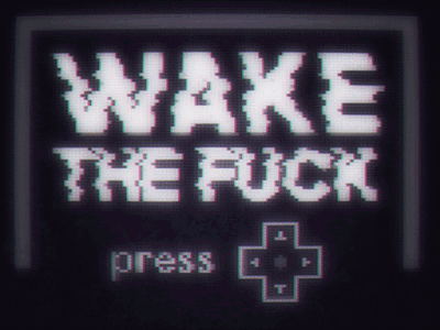 Please press up. arcade fuck gaming glitch pixelart pixels press retro up wake