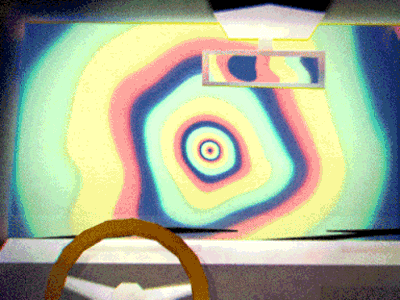 Making a trip! car dashboard driving mirror rainbow rearview trip tripping vibrant
