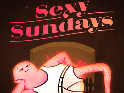 Sexy Sundays character character design characterdesign dirty filthy illustration sexy shiny spoon sunday sundays