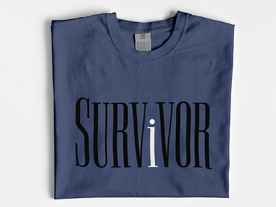 Survivor Mag: i Logo concept design logo typography
