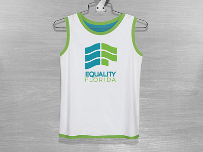 Equality Florida: Women's Athletic Top concept illustration logo wearable