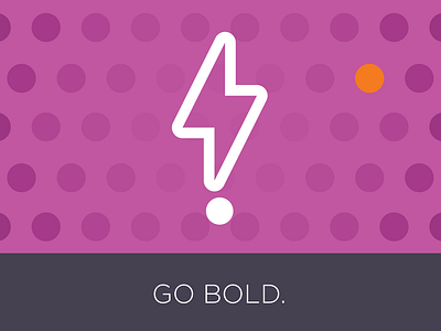Go Bold, Stickout! branding design illustration