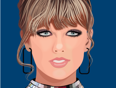 Taylor Swift adobe design digital graphic design illustration portrait vector