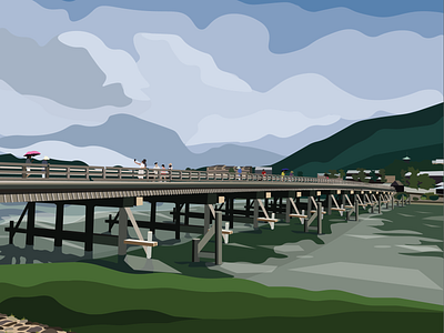 Bridge design illustration
