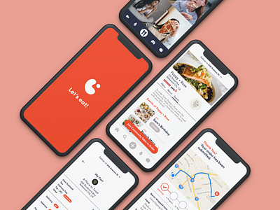 Chow! UI/UX Design - Create SC 2021 1st Place Winner branding design illustrator mobile app ui ux