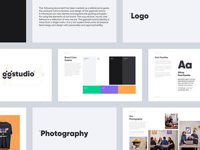 GG Studio - Brand Book brand brand architecture brand book brand guidelines branding colors concept gg ggstudio guides illustrations logo logotype style guide tone of voice typography visual identity wordmark
