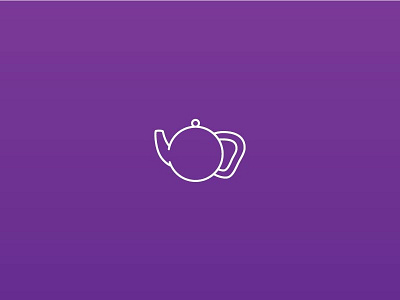 Elephant Tea branding identity logo logomark purple tea