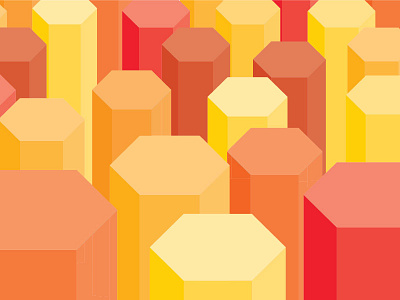 Hex Background background fractal geo geometric hexagon orange pattern wallpaper
