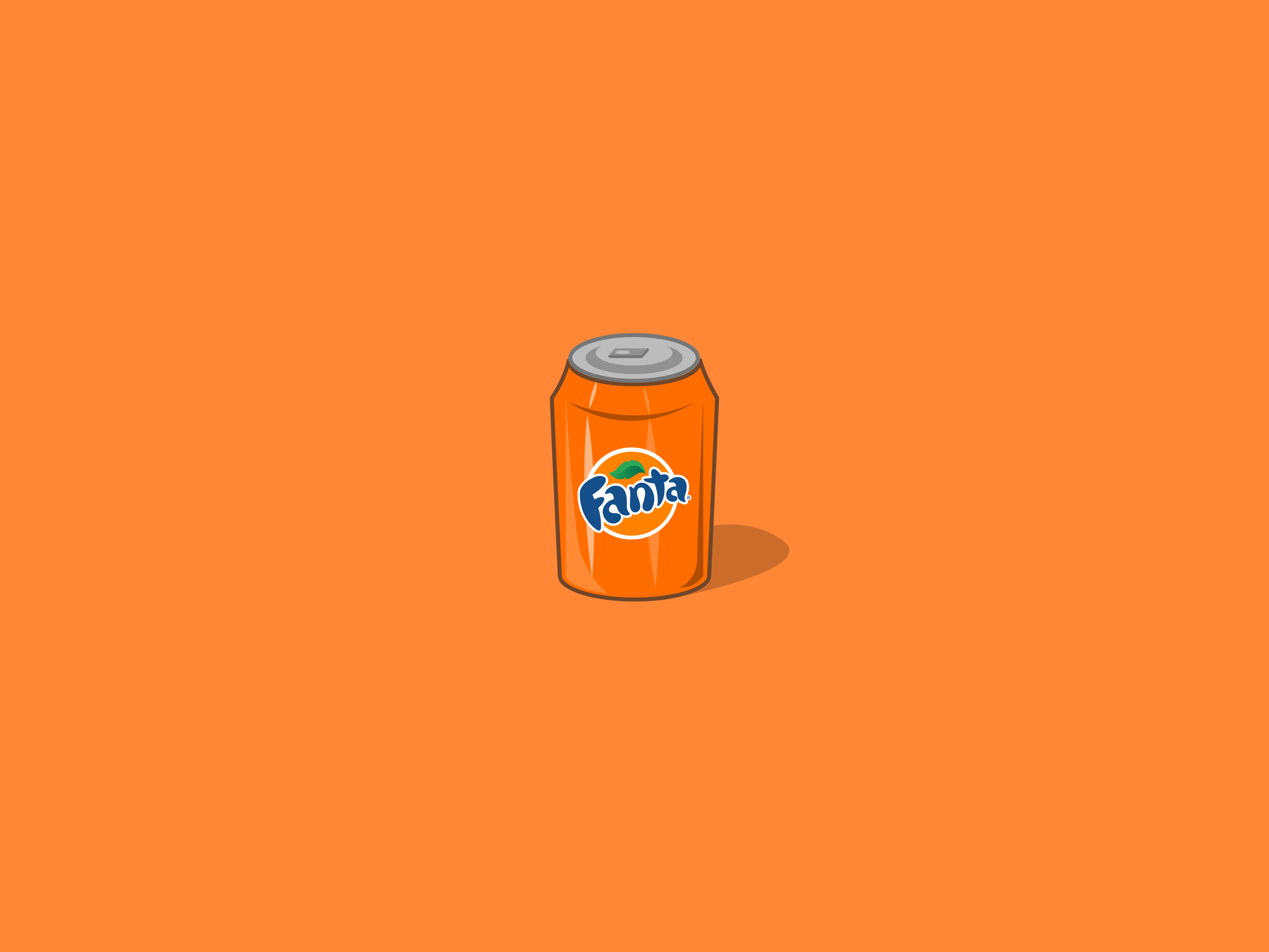 Isolated carbonated soft drink by fanta for advertisement. 10552768 Stock  Photo at Vecteezy