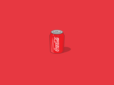 Coca-cola branding design flat icon illustration illustrator logo minimal minimal art vector