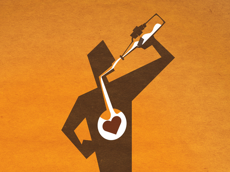 WIP The Heart Warmer - A Sweet Brown Ale illustration beer