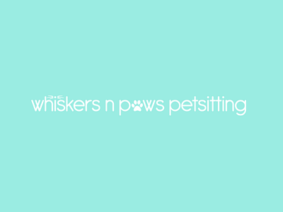 Whiskers N Paws Petsitting Logo pets petsitting