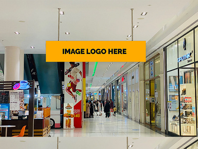 Store Front Logo Mockup Psd Free Download