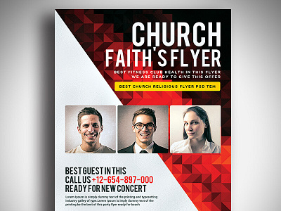 Church Free Flyer Psd Template Download