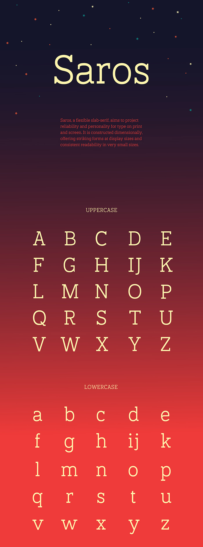 Free Saros Slab Serif Font by Wow John on Dribbble