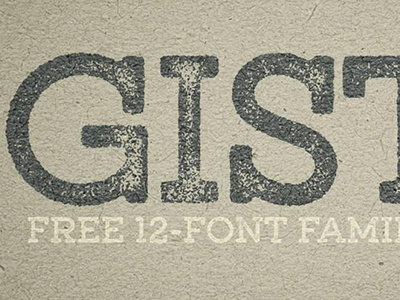 Free GistX Font Family