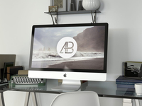 realistic 5k imac mockup vol.2 anthony boyd - Free Realistic 5k iMac Psd Mockup