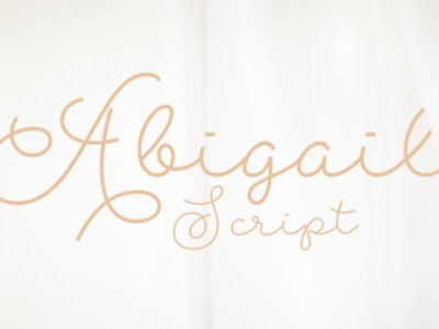 Abigail Brush Font Free Download